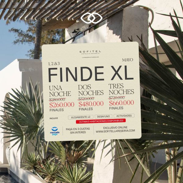 Finde XL Mayo- x1 Noche - 1/05-02/05-03/05-