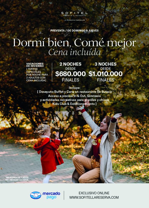 Vacaciones CON CENA - x3 Noches entre semana - Julio -