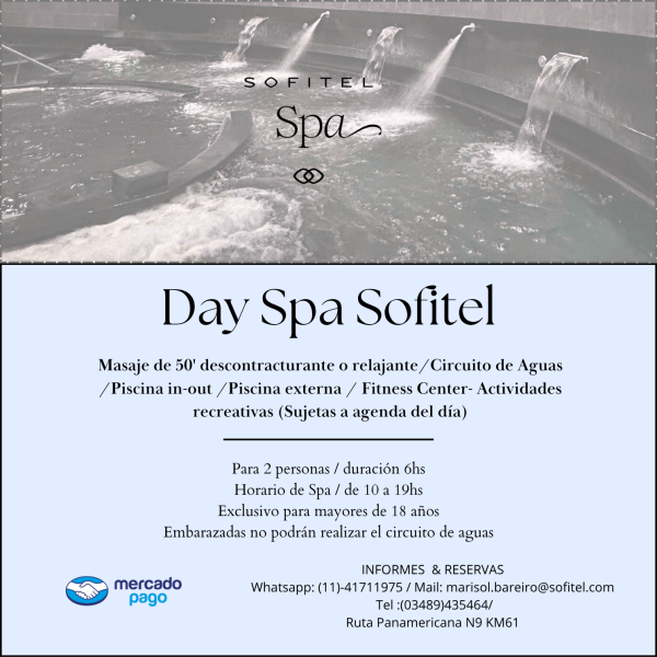 Day Spa Sofitel  - Oct/Nov -