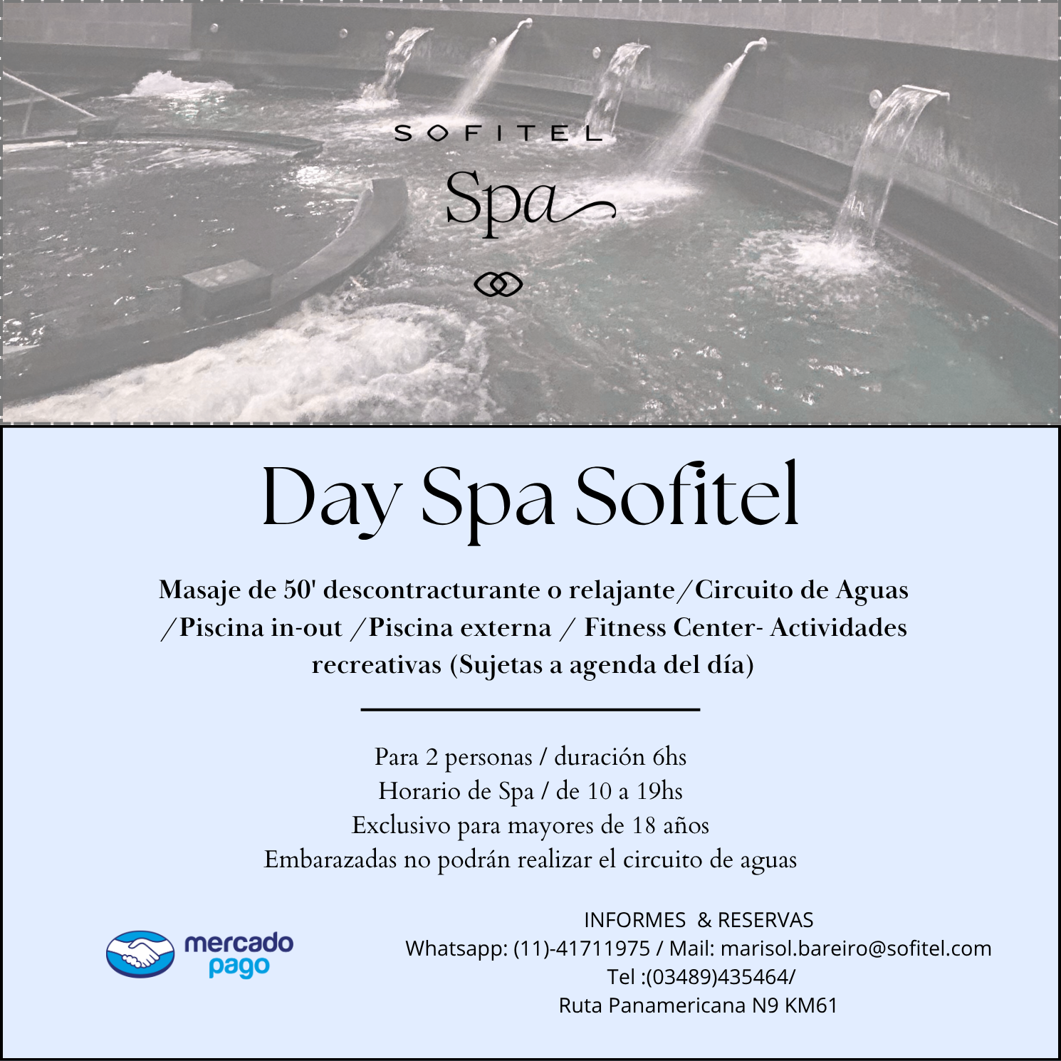 Day Spa Sofitel  - Oct/Nov -