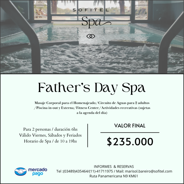 Father's Day Spa - Finde Junio -