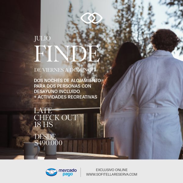 Weekend Julio - Excepto vacaciones de Invierno -
