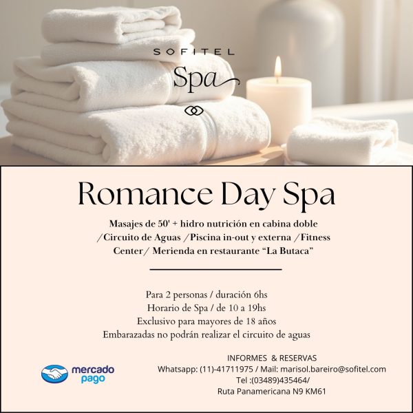 Romance Day Spa- Oct/Nov-